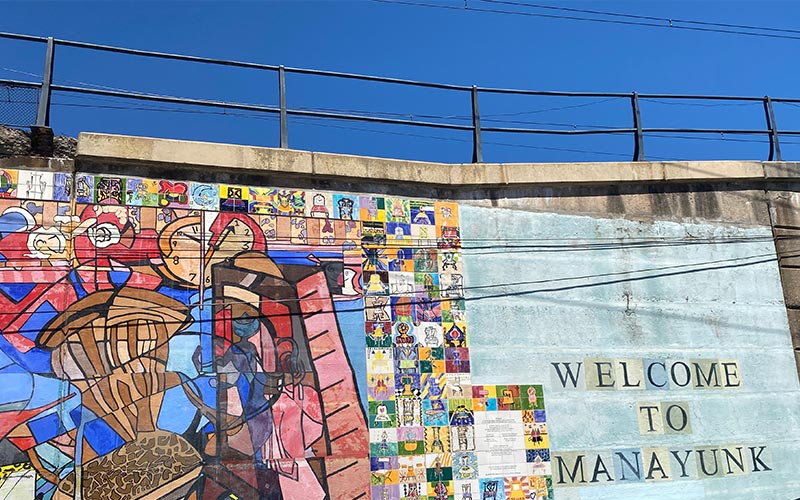 Welcome to Manayunk mural